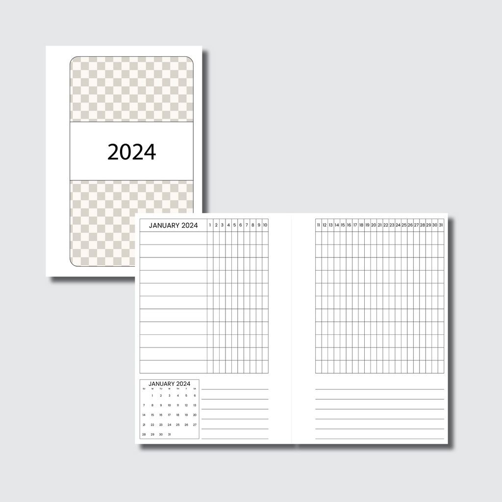 Pocket Rings Size | 2024 Dated Tracker Printable Insert ...