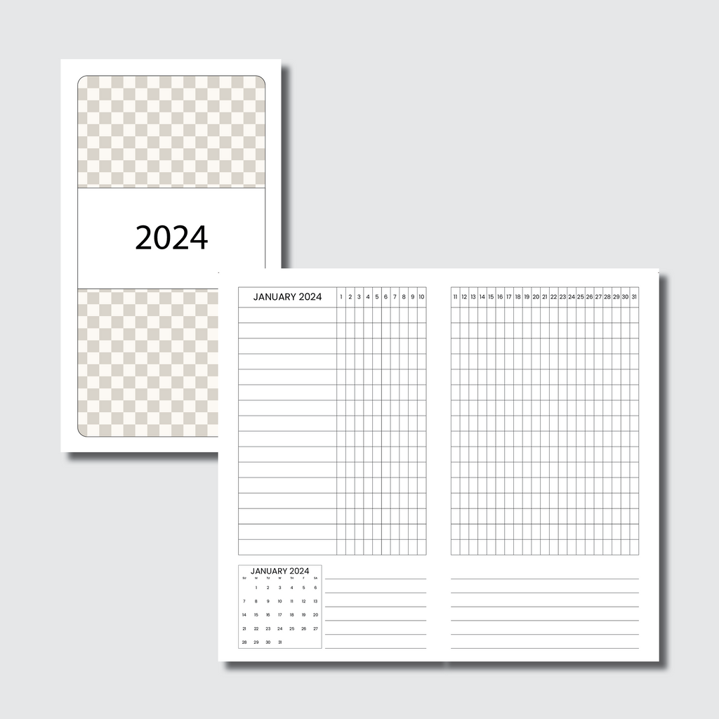 Personal TN Size | 2024 Dated Tracker Printable Insert ...