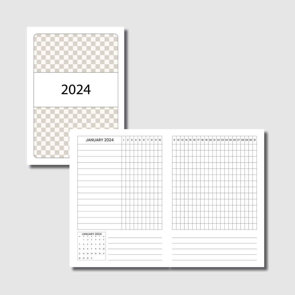 A6 TN Size | 2024 Dated Tracker Printable Insert – AnniePlansPrintables ...