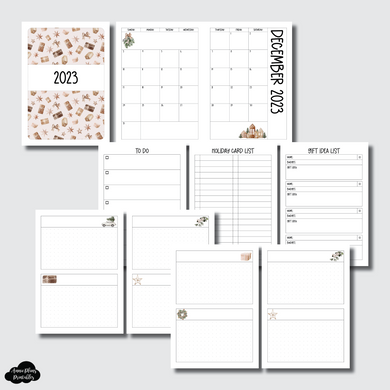 A6 Rings Size | LIMITED EDITION 2023 Holiday Bundle Printable Insert