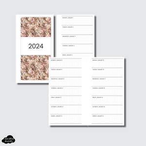 Mini HP Size | 2024 1 WEEK ON 1 PAGE PRINTABLE INSERT