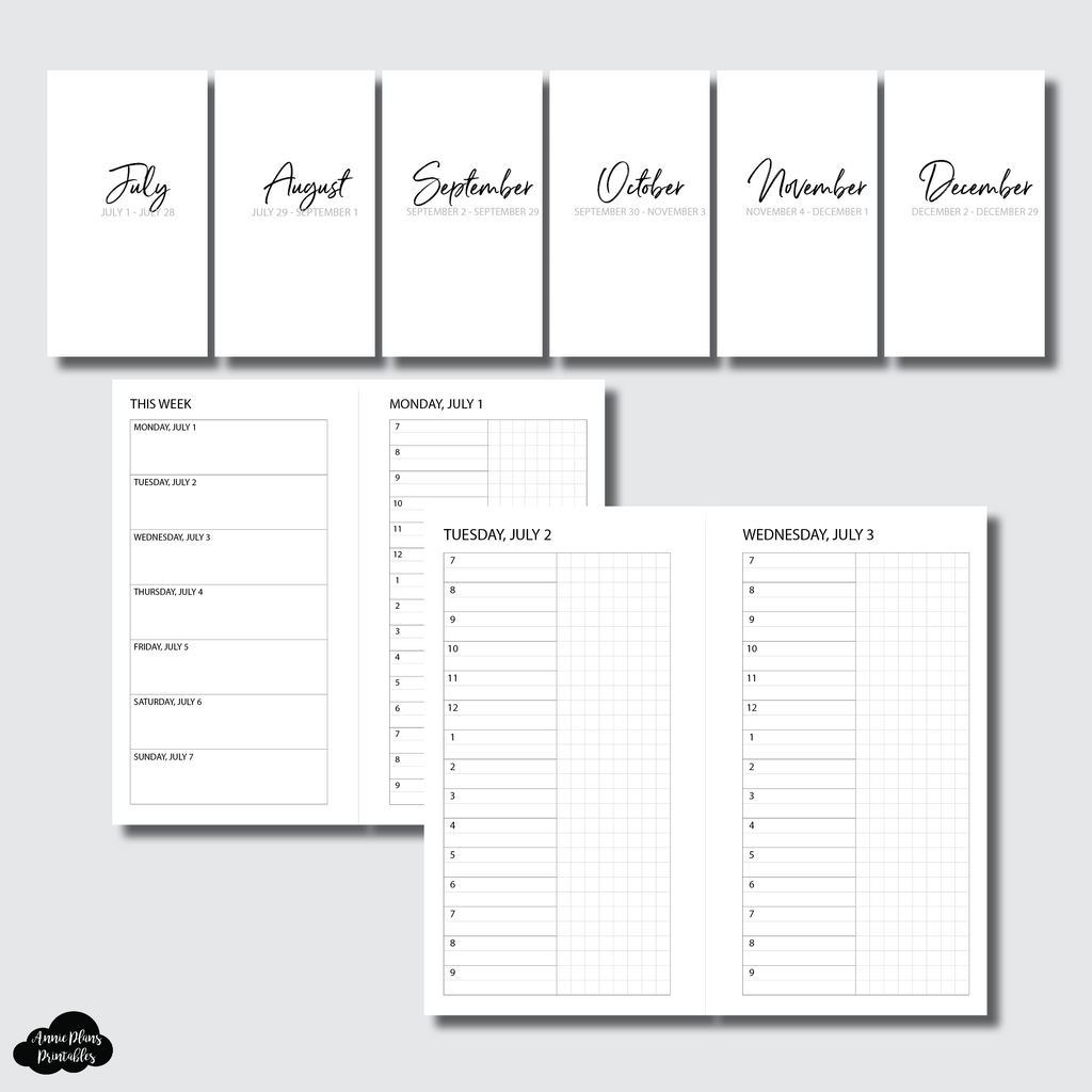 Personal Rings Size | JUL - DEC 2024 Bundle: Weekly/Daily TIMED Printa ...