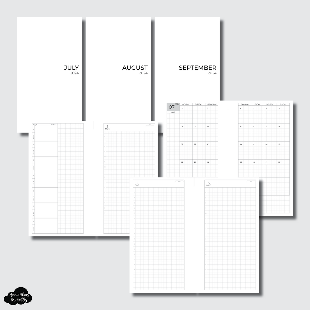 Personal Rings Size | JUL - SEP 2024 CLASSIC DAILY Printable Insert ...