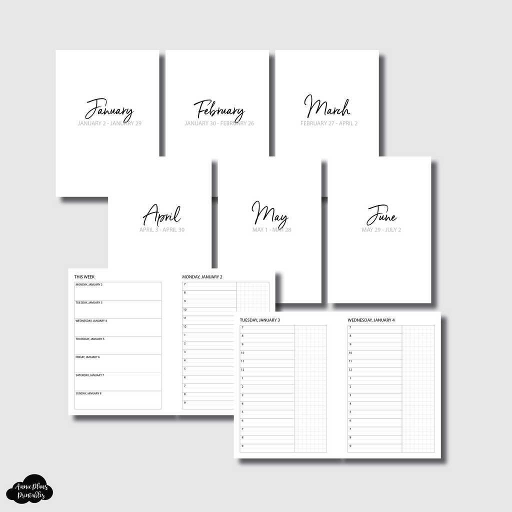 Personal Wide Rings Size JAN JUN 2023 Bundle Weekly/Daily TIMED P