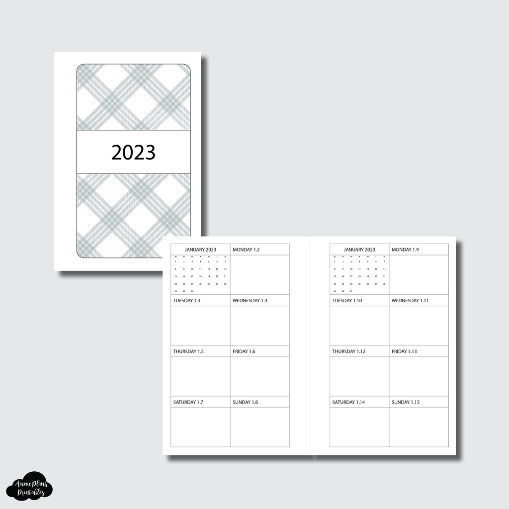 Pocket Rings Size | 2023 Dated Week On 1 Page Double Column Printable ...