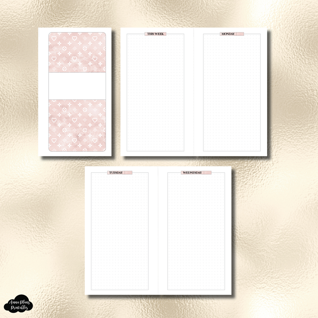 A6 TN Size | LIMITED EDITION: Love Luxe Bundle Printable Insert ...