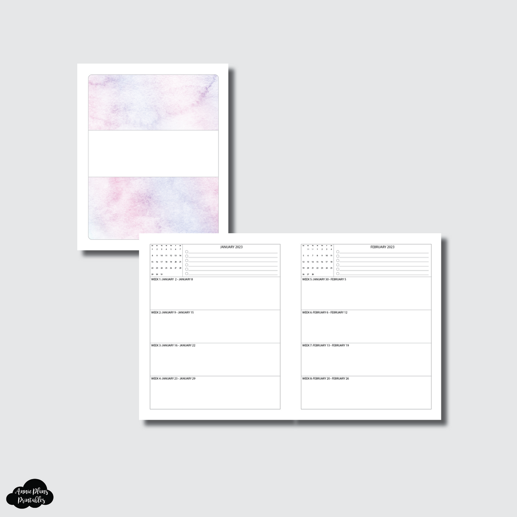 A5 Wide Rings Size | 2023 GOAL SETTING PRINTABLE INSERT ...