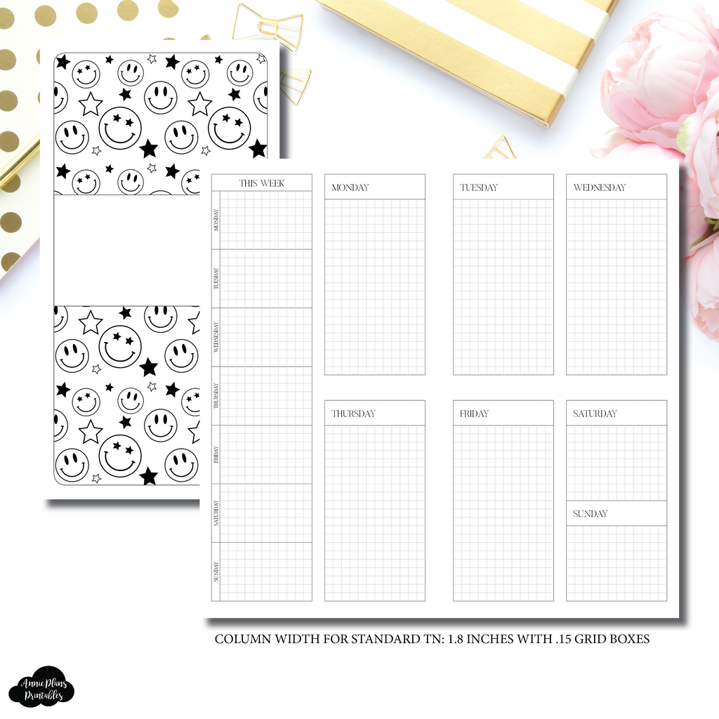 Standard TN Size | Undated Easy Vertical Weekly Grid Printable Insert – AnniePlansPrintables, LLC standard-tn-size-undated-easy-vertical-weekly-grid-printable-insert-annieplansprintables-llc