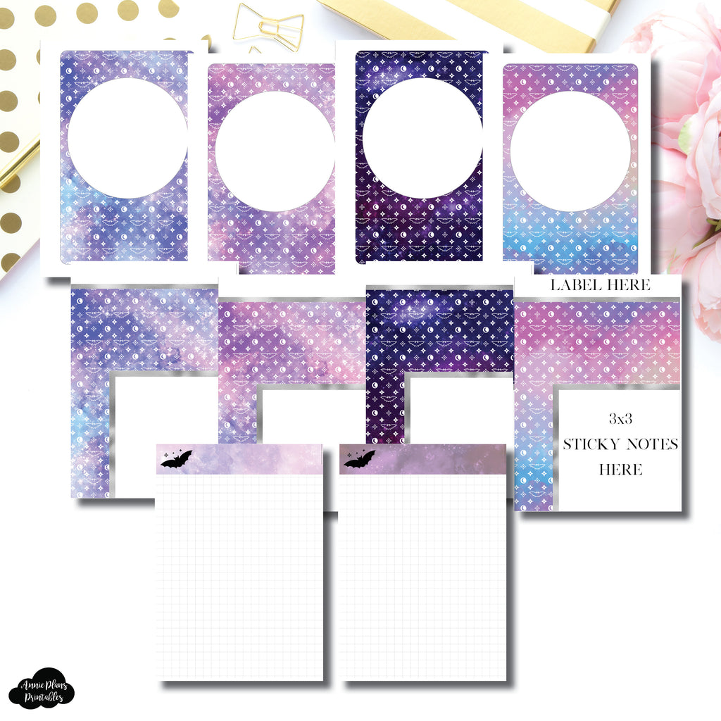 A5 Wide Rings Size | Spooky Luxe Bundle Printable Insert ...