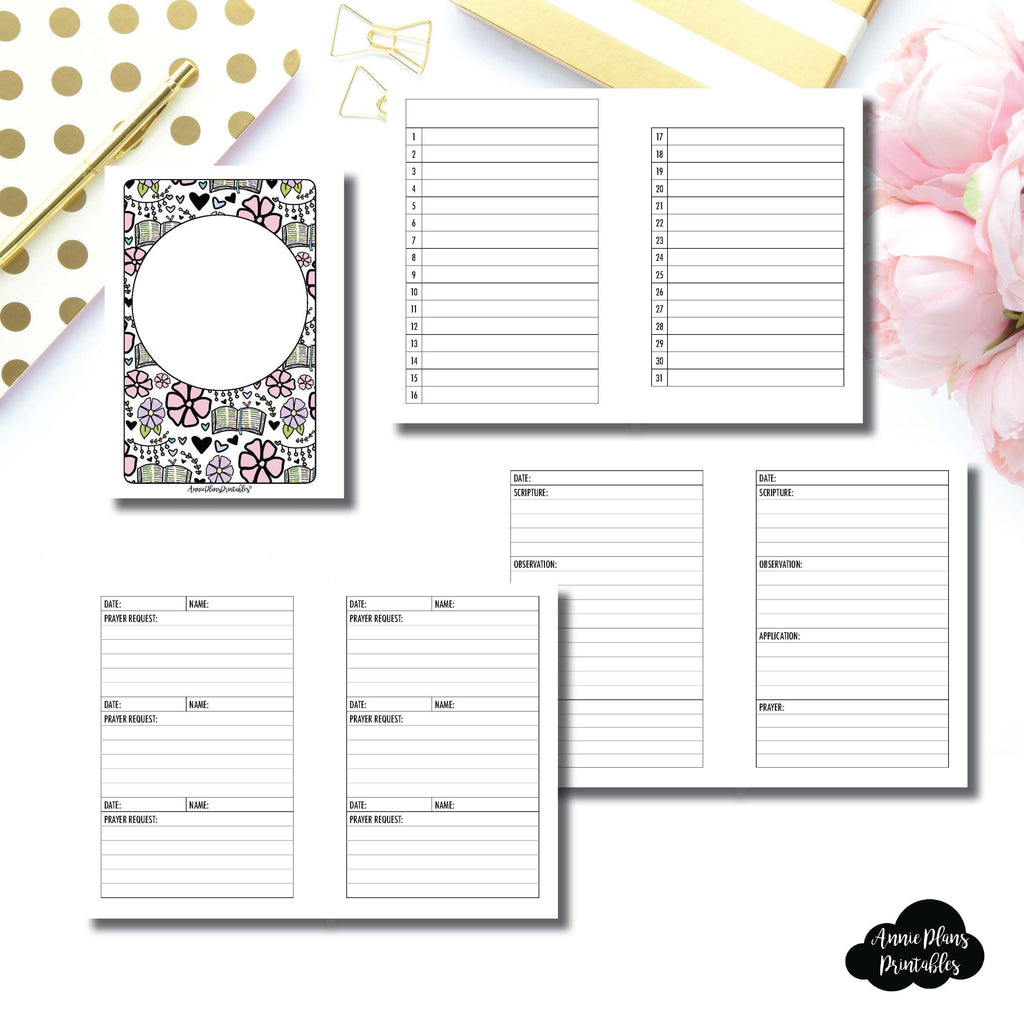 A6 Rings Size | Devotional Bundle Printable Inserts ...
