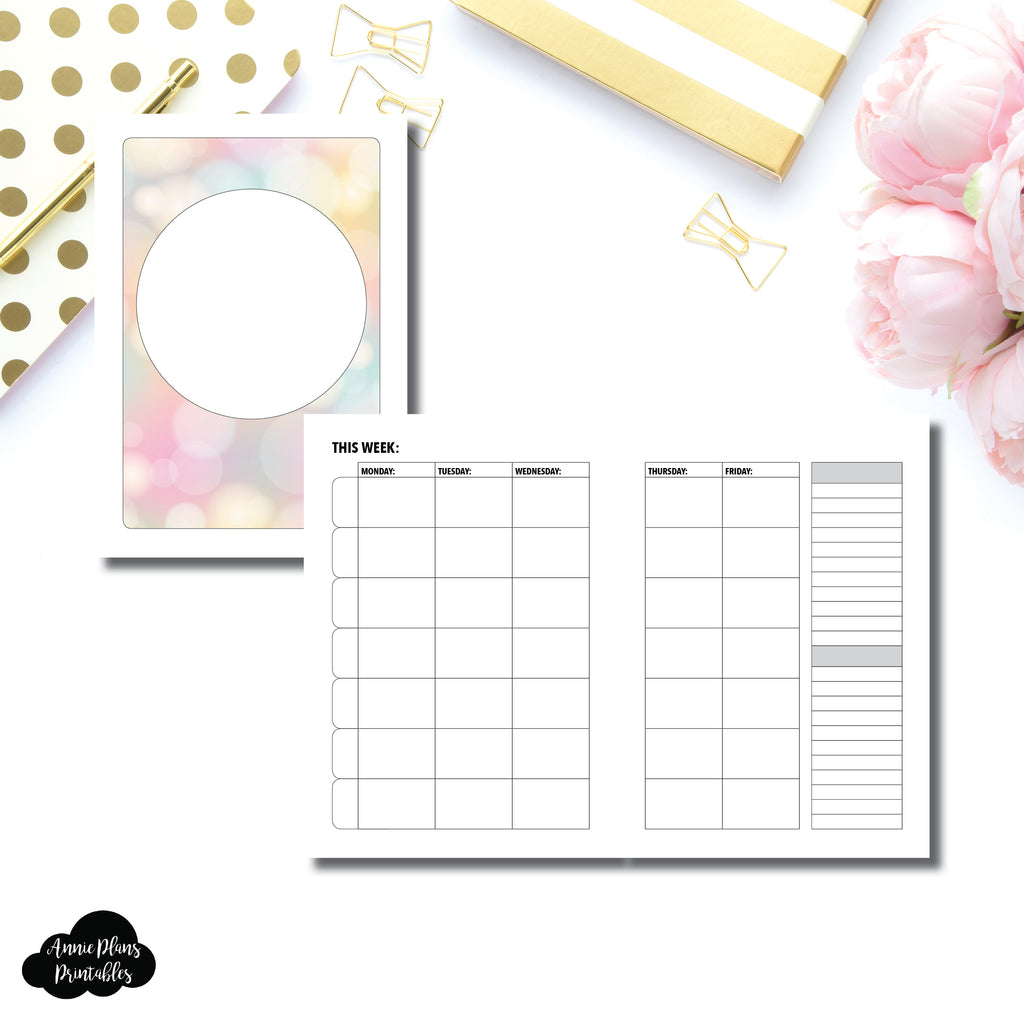 A5 Rings Size | Lesson Planner Printable Insert ...