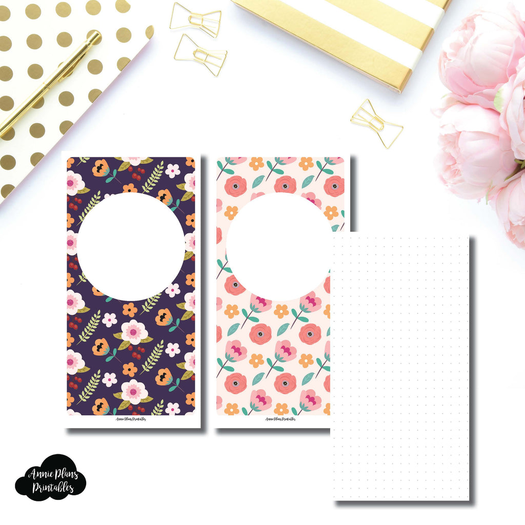 Standard TN Size Plain Dot Grid Printable TN Insert