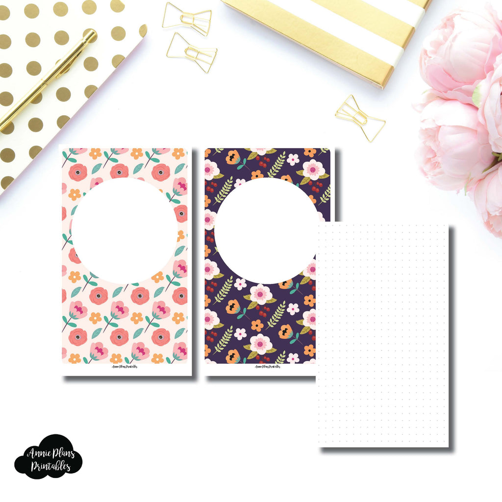 Cahier TN Size Plain Dot Grid Printable TN Insert