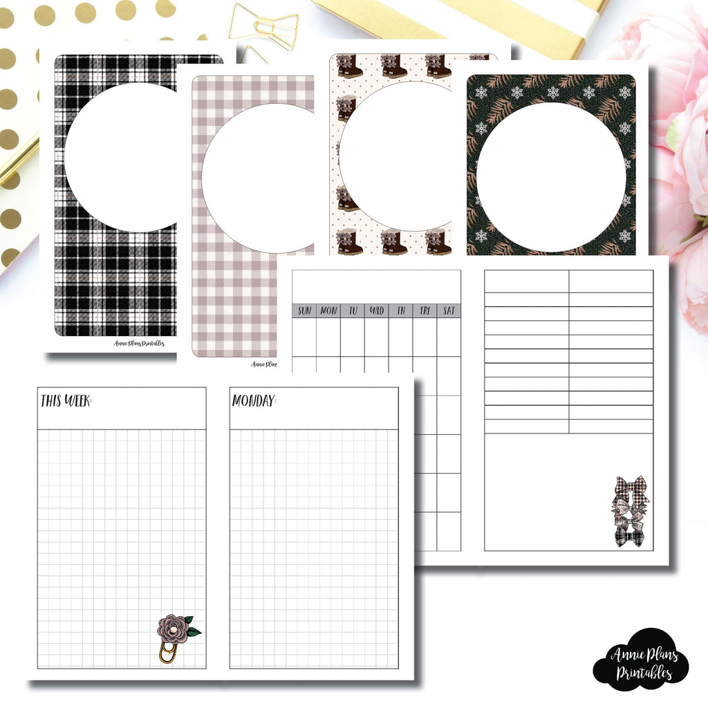POCKET TN Size | COZY Undated Daily Printable Insert ...