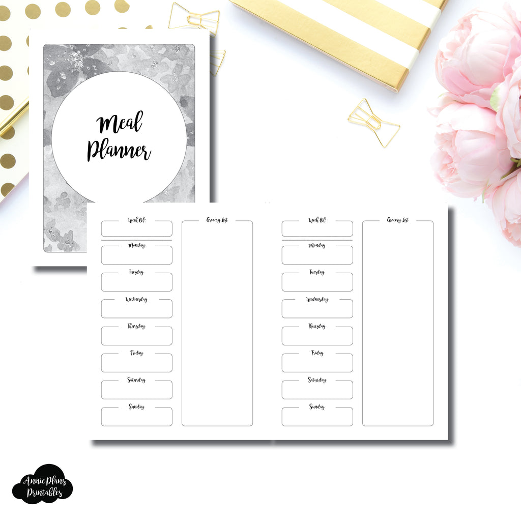 Classic HP Size | Weekly MEAL PLANNER Printable Insert ...