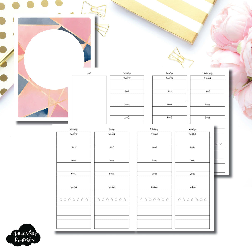 Classic HP Size | Wellness Tracker Printable Insert ...
