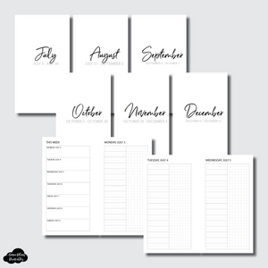 Personal Ring Dividers  Luxe Brown 5 Side Tab Printable Dividers –  AnniePlansPrintables, LLC