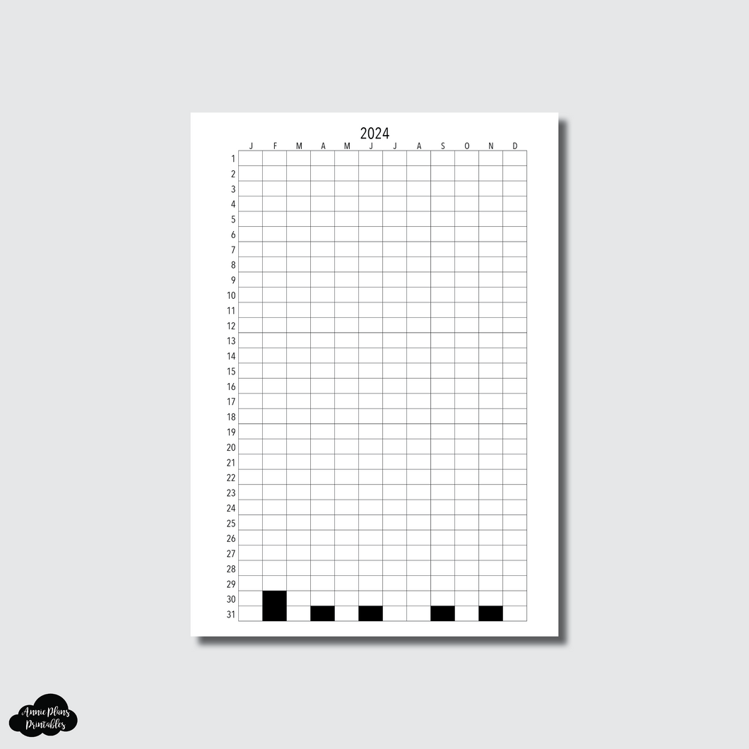 FREEBIE Standard TN Size | 2024 Life in Pixels Printable