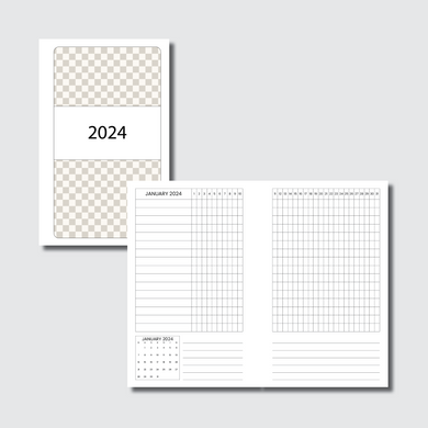 FC Rings Size | 2024 Dated Tracker Printable Insert
