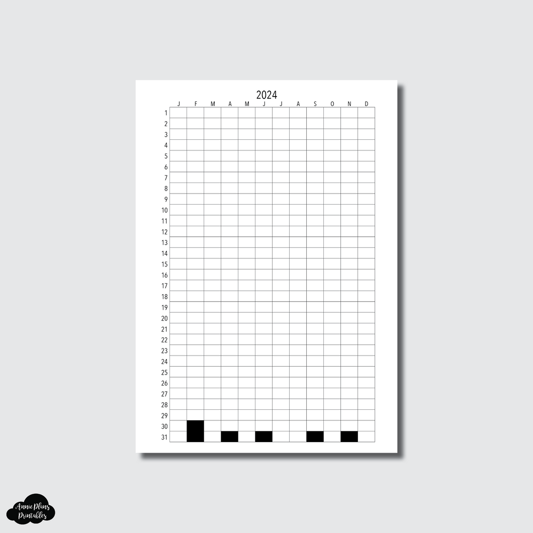 FREEBIE A5 Wide Rings Size | 2024 Life in Pixels Printable