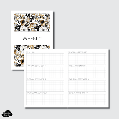 Passport TN Size | 2023 Week on 2 Pages Horizontal Printable Insert