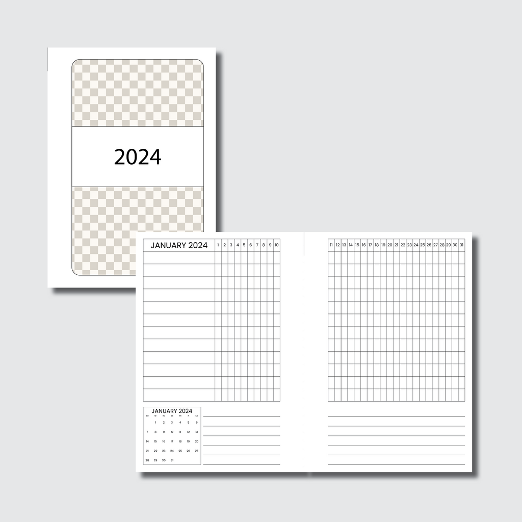Pocket Plus Rings Size | 2024 Dated Tracker Printable Insert ...