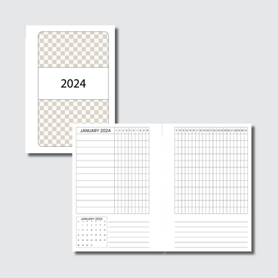 Pocket Plus Rings Size | 2024 Dated Tracker Printable Insert