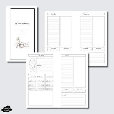 Personal Rings Size | Skincare Journey PRINTABLE INSERT