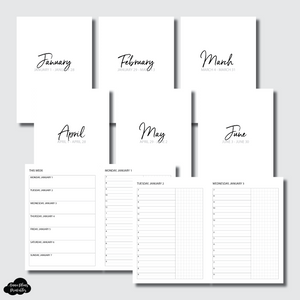 A6 TN Inserts AnniePlansPrintables LLC