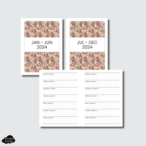 B6 TN Size | 2023 1 WEEK ON 1 PAGE PRINTABLE INSERT