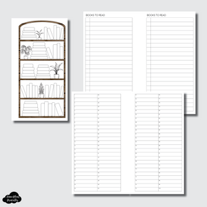 Personal Rings Size | Book Reading Tracker Printable Insert