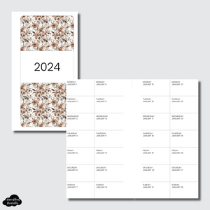 Personal Rings Size | 2024 2 WEEKS ON 1 PAGE PRINTABLE INSERT