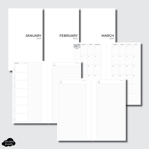 Personal Rings Size | JAN - MAR 2024 CLASSIC DAILY Printable Insert