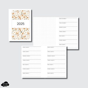 Pocket Plus Rings Size | 2025 1 WEEK ON 1 PAGE PRINTABLE INSERT