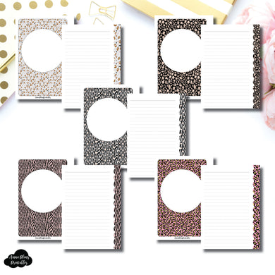 B6 TN Size | Wild Lined Notes Printable Insert