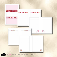 A6 Rings Size | LIMITED EDITION: Wonton In A Million Collaboration Bundle Printable Inserts