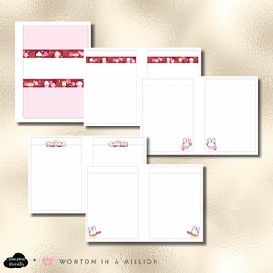 B6 Rings Size | LIMITED EDITION: Wonton In A Million Collaboration Bundle Printable Inserts