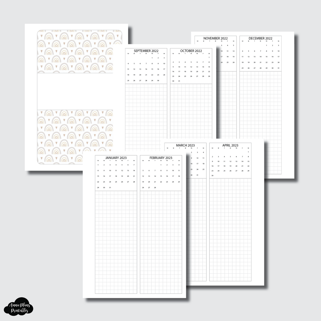 A5 Rings Size | 2022-2025 Calendar Grid Columns Printable Insert – AnniePlansPrintables, LLC a5-rings-size-2022-2025-calendar-grid-columns-printable-insert-annieplansprintables-llc