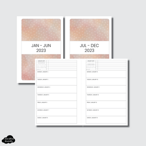 Personal Wide Rings Size | 2023 Priority Week On 1 Page Printable Insert