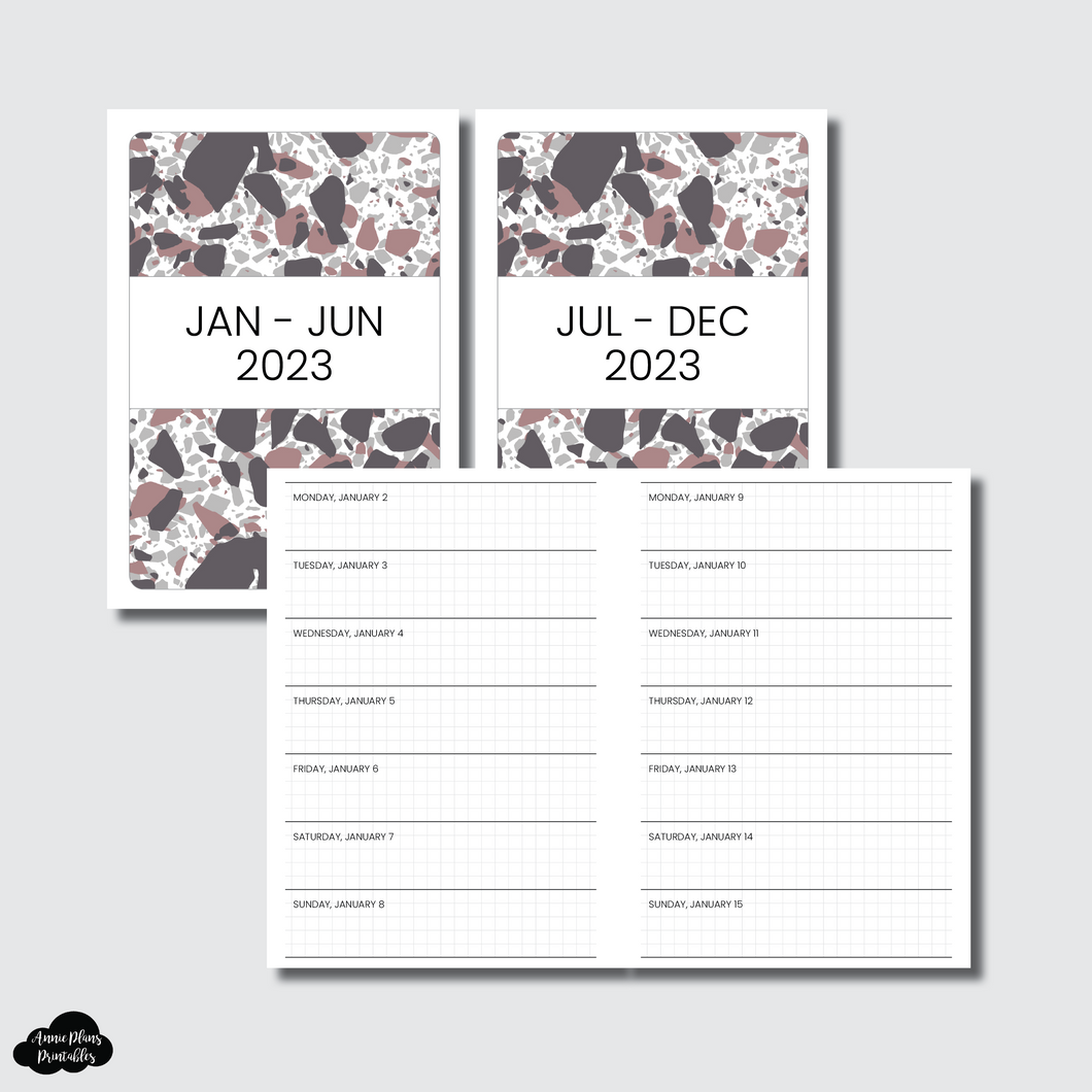 B6 TN Size | 2023 1 WEEK ON 1 PAGE PRINTABLE INSERT