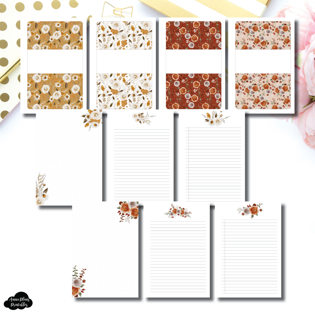 A5 Rings Size | Autumn Vibes Bundle Printable Insert