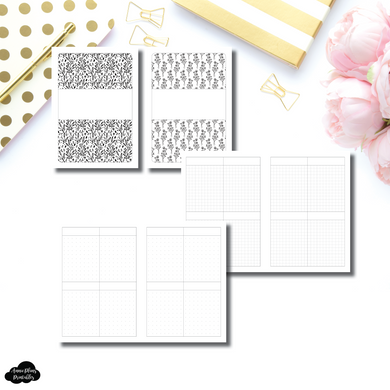 A6 TN Size | Journaling Week on 2 Pages Printable Insert