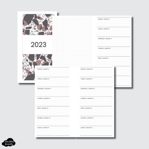 Pocket Plus Rings Size | 2023 1 WEEK ON 1 PAGE PRINTABLE INSERT