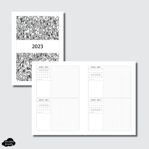 A5 Rings Size | 2023: 52 Week Planning Printable Insert