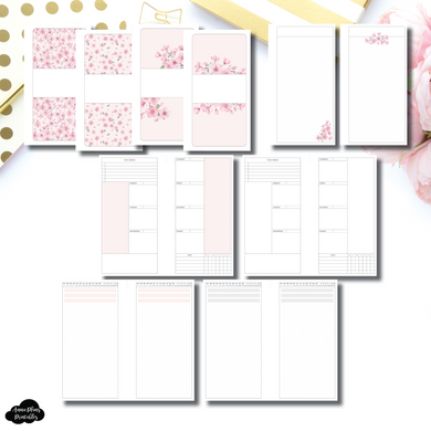 A6 Rings Size | Blossom Bundle Printable Insert