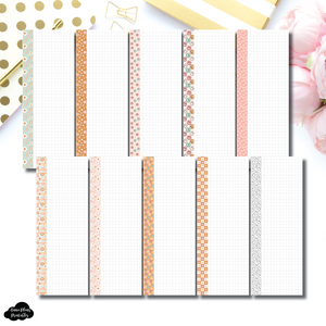 Personal Rings Size | Retro Grid Skinnies Printable Insert