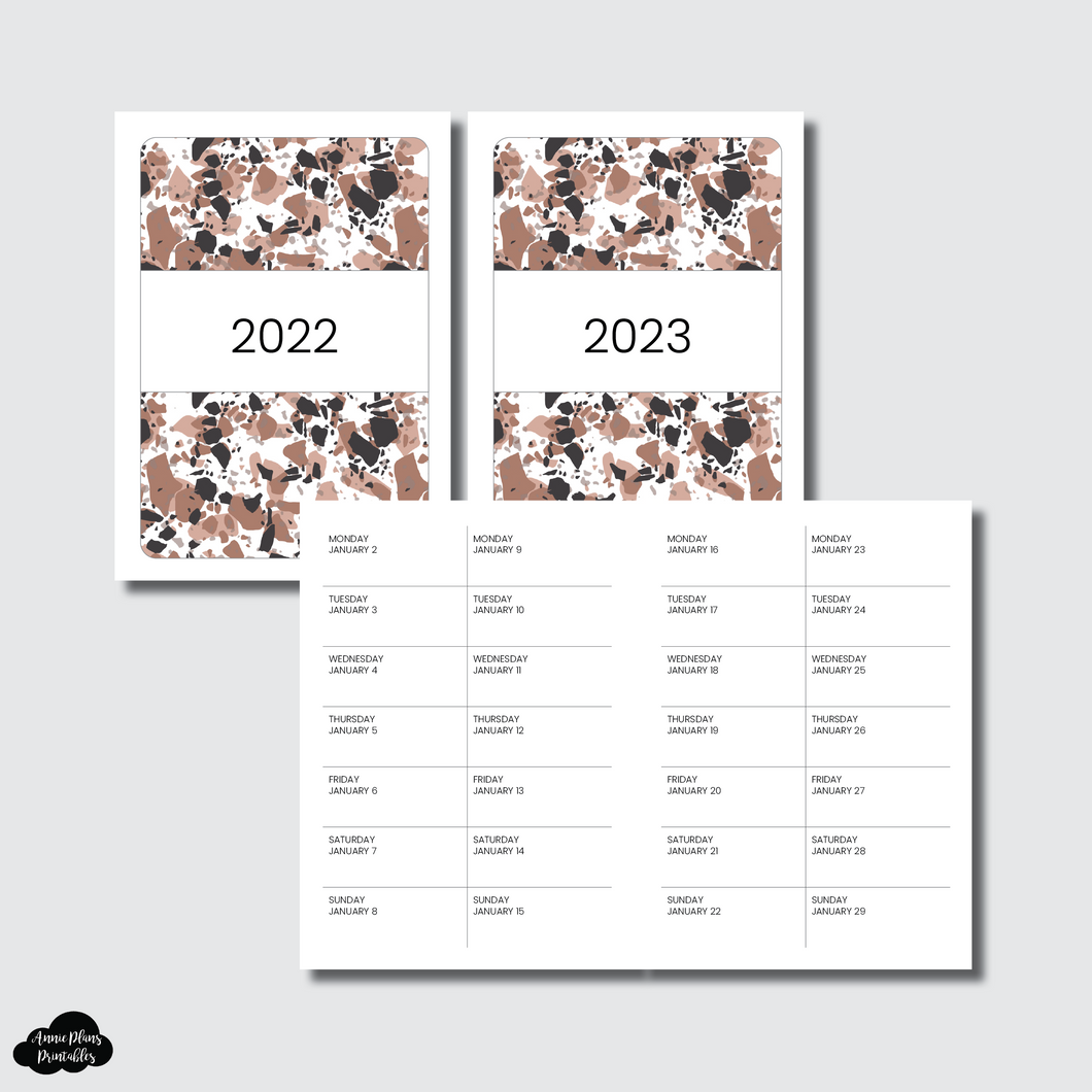 Passport TN Size | 2022 - 2023 2 WEEKS ON 1 PAGE PRINTABLE INSERT