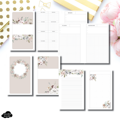 FC Rings Size | Undated Priority Daily + Notes Printable Insert