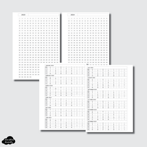 Personal Rings Size | 2023-2024 Year Breakdown Printable Insert