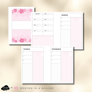 Pocket Plus Rings Size | LIMITED EDITION: Wonton In A Million Collaboration Bundle Printable Inserts
